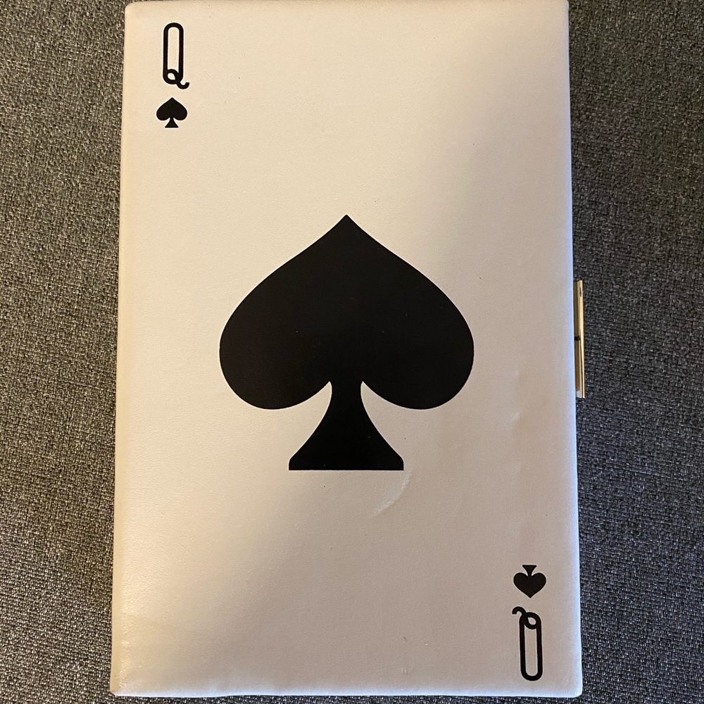 Kate Spade Novelty Queen Of Spade Clutch